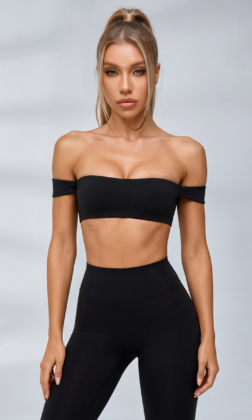 ZASUWA Quick Dry Padded Athletic Sports Bra